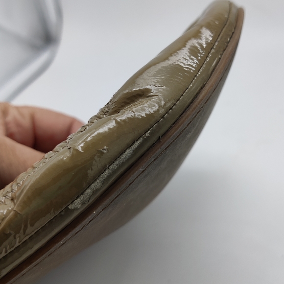 ❄️ SALE - Tory Burch Eddy Putty Patent sz 8 - Picture 6 of 10